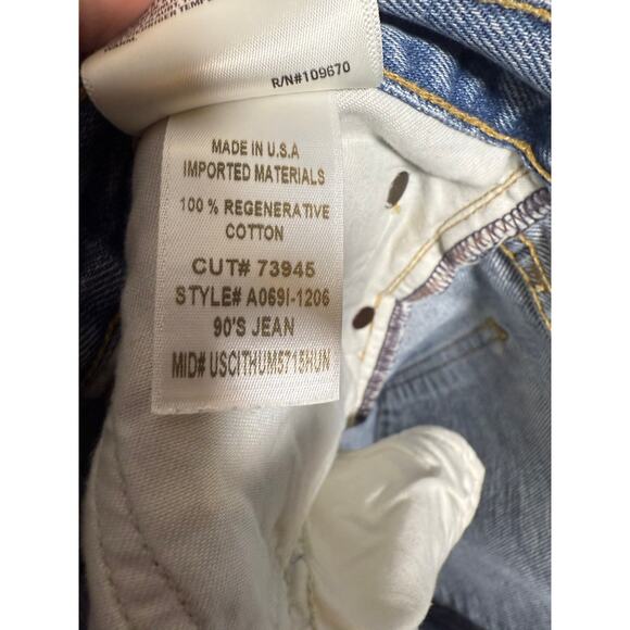 AGOLDE 90's Jean Mid Rise Loose Fit NWT Sz. 31 - Picture 12 of 12